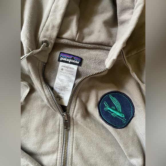 Patagonia Women's Sz Medium Full Zip Hoodie Sweater Organic Cotton Spandex Blend - Picture 2 of 3